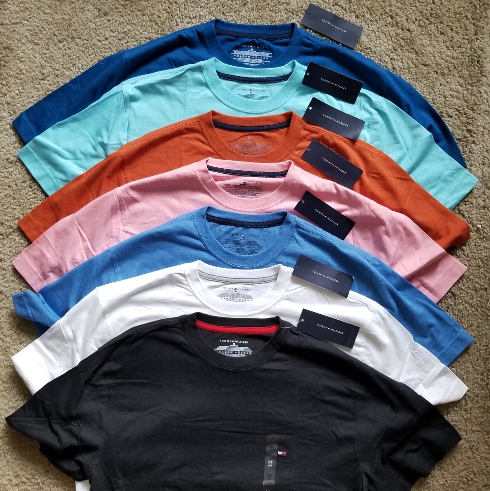 Lot of 7 Tommy Hilfiger tees